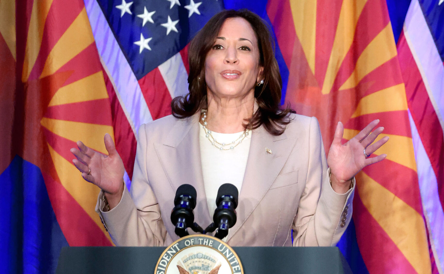 Kamala Harris visits Tucson